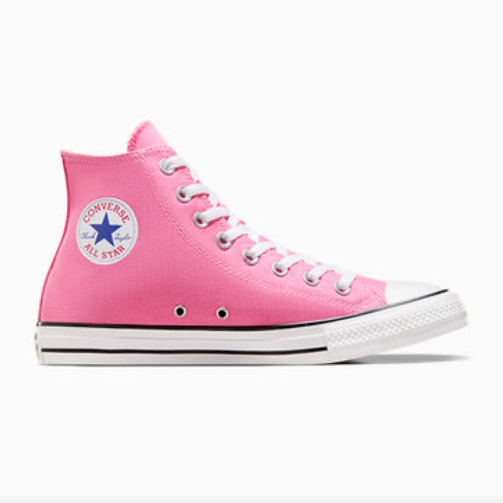 Converse Chuck Taylor All Star High Top Pink and White Sneakers